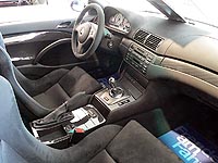 BMW M3 
CSL SMG 前席(クリックで拡大)