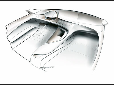 BMW Concept CS - Design sketch interior(NbNŊg)