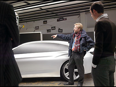BMW Concept CS - Chris Bangle (Director Design BMW Group) at design model(NbNŊg)