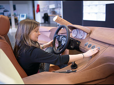 BMW Concept CS - Nadya Arnaout (Interior design) at clay model(NbNŊg)